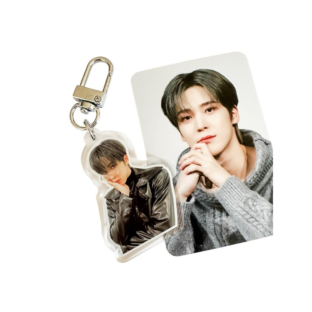 Yunho Golden Hour ATEEZ Atiny Keychain In Your Fantasy Abs Charm kawaii deco